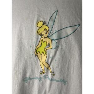 Disney Store Tinkerbell ‘Glowing Personality’ Short Sleeve Shirt Size 2XL